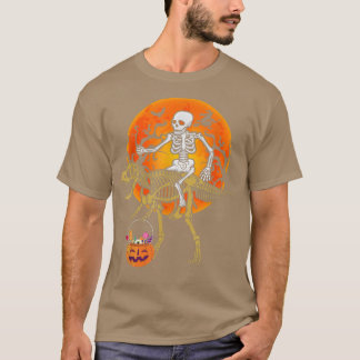 Camiseta Esqueleto Andando Dinossauro Esqueletal T re Funny