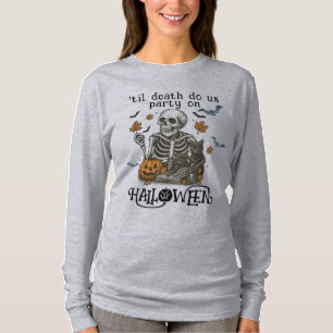 Camiseta Esqueleto Assustador - Até que a Morte nos Separe
