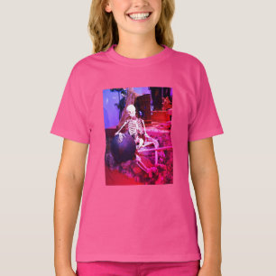 Camiseta Esqueleto Assustador do Halloween