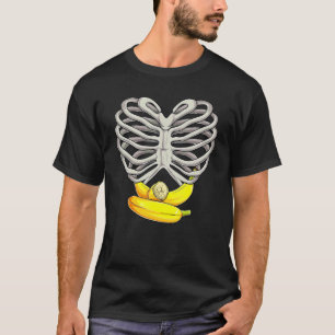 Camiseta Esqueleto Assustador Mulheres Halloween Crânio Cai