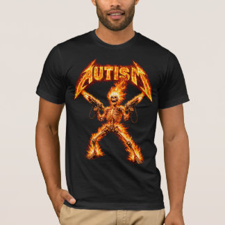 Camiseta Esqueleto Autismo Engraçado Meme Dank Especificame