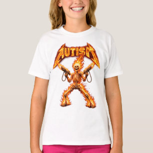 Camiseta Esqueleto Autismo Engraçado Meme Dank Especificame