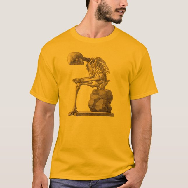 Camiseta Esqueleto da anatomia (Frente)