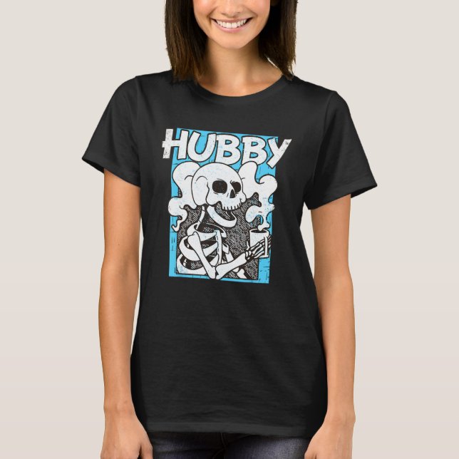 Camiseta Esqueleto da Festa de Despedida de Solteiro Bebend (Frente)