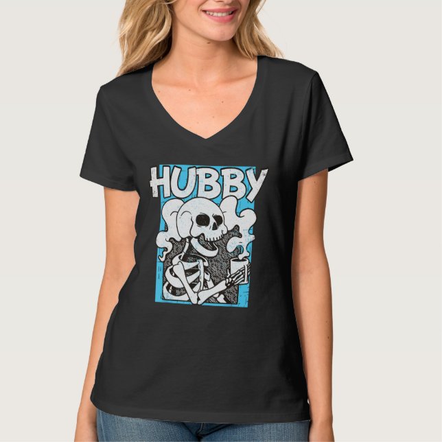 Camiseta Esqueleto da Festa de Despedida de Solteiro Bebend (Frente)