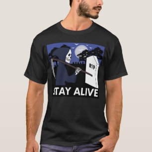 Camiseta Esqueleto da morte assustadora