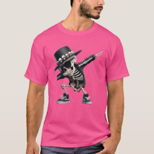Camiseta Esqueleto Dabbing Crânio Caixa Torácica Dab Dança