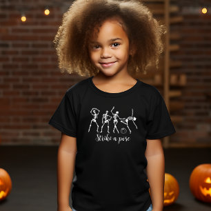 Camiseta Esqueleto Dançante De Halloween Ataca Uma Dose Eng