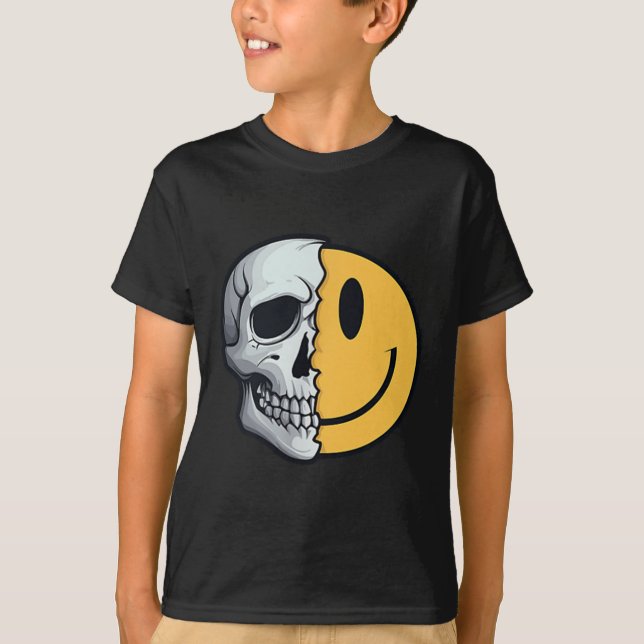 Camiseta Esqueleto de 80 anos 90 t (Frente)