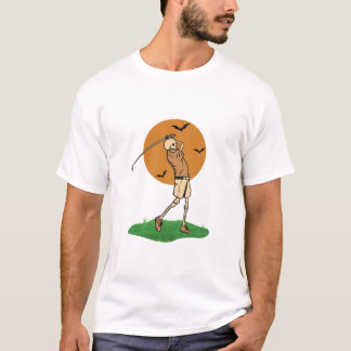 Camiseta Esqueleto de Golf de Halloween