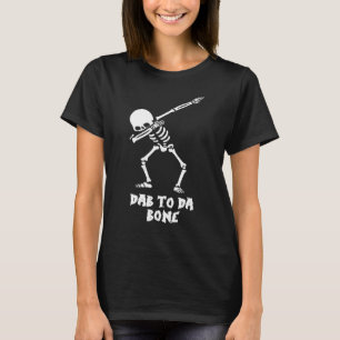 Camiseta Esqueleto de Halloween Cutuca Os Ossos Cutucando