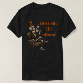 Camiseta Esqueleto de Halloween Vintage