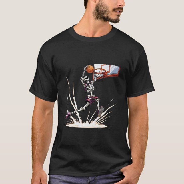 Camiseta Esqueleto de Impacto Dunk (Frente)