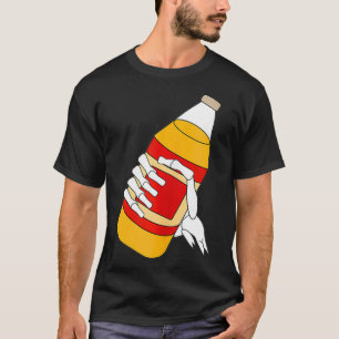 Camiseta Esqueleto De Líquido Malt De 40 Oz