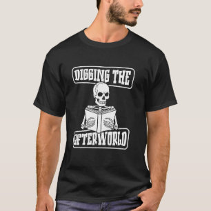 Camiseta Esqueleto de Minhoca de Livro Escritor - Literatur