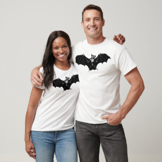 Camiseta Esqueleto de morcego de Halloween