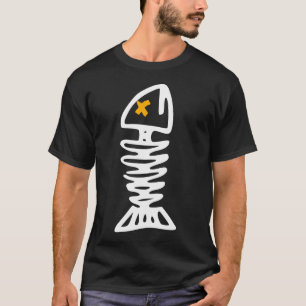 Camiseta Esqueleto de Peixe