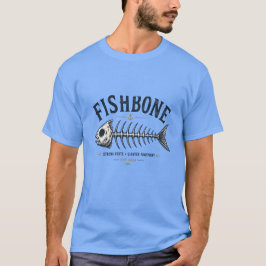 Camiseta Esqueleto de Peixe Espinha
