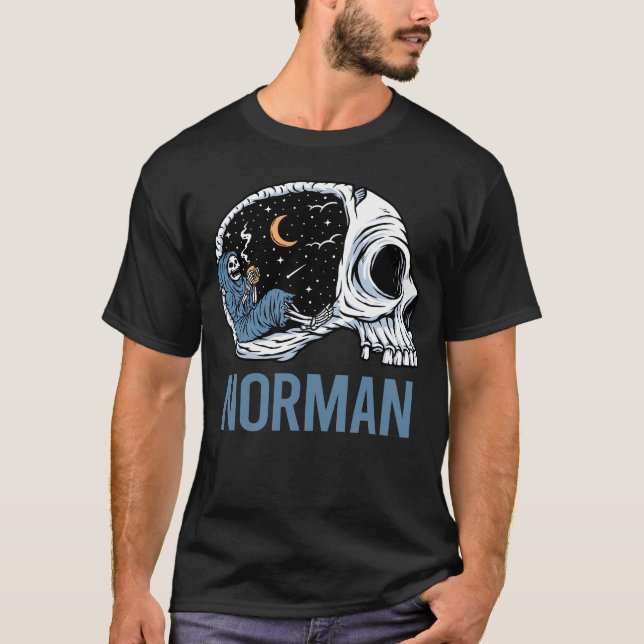 Camiseta Esqueleto de refrigeração - Norman (Frente)