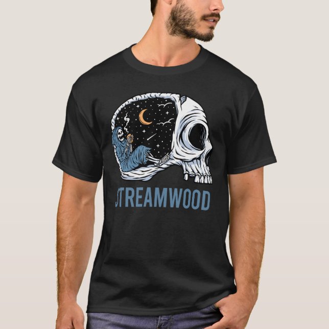 Camiseta Esqueleto de refrigeração - Streamwood (Frente)
