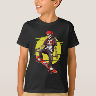 Camiseta Esqueleto de Skate