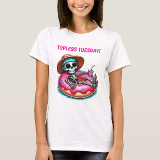 CAMISETA ESQUELETO DE TERÇA-FEIRA INFERIOR