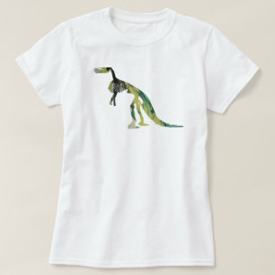 Camiseta esqueleto do claosaurus