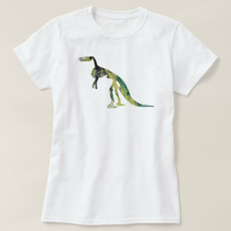 Camiseta esqueleto do claosaurus