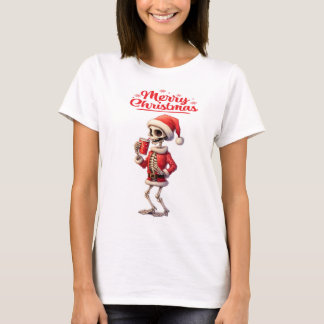 Camiseta esqueleto do xmas