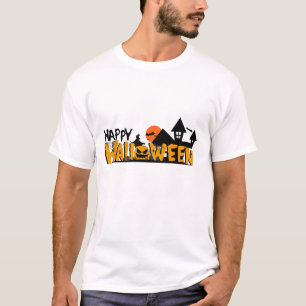 Camiseta Esqueleto Fantasma Engraçado com Cerveja de Abóbor