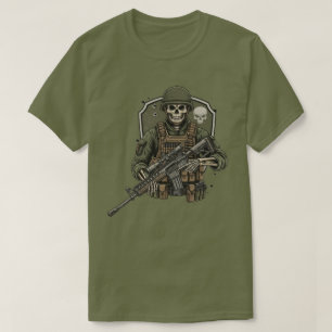 Camiseta Esqueleto Franco-Atirador