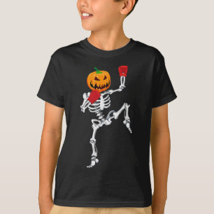 Camiseta Esqueleto Muay Thai Halloween Abóbora Kickboxing M