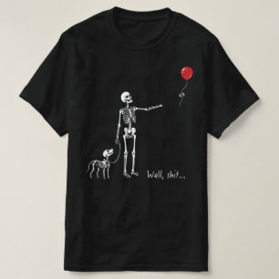 Camiseta Esqueleto Perdeu Balão Bem Sht Ditoza Citação