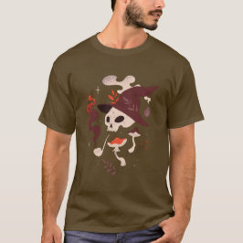 Camiseta Esqueleto Psychedelic Woodland