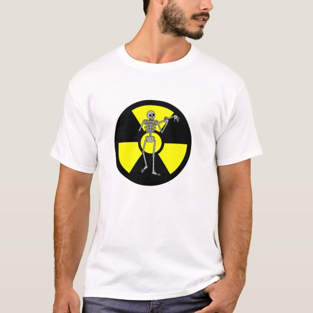 Camiseta Esqueleto, radiologia (Frente)