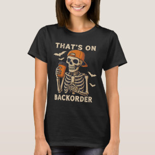 Camiseta Esqueleto técnico da Farmácia do Dia de as Bruxas