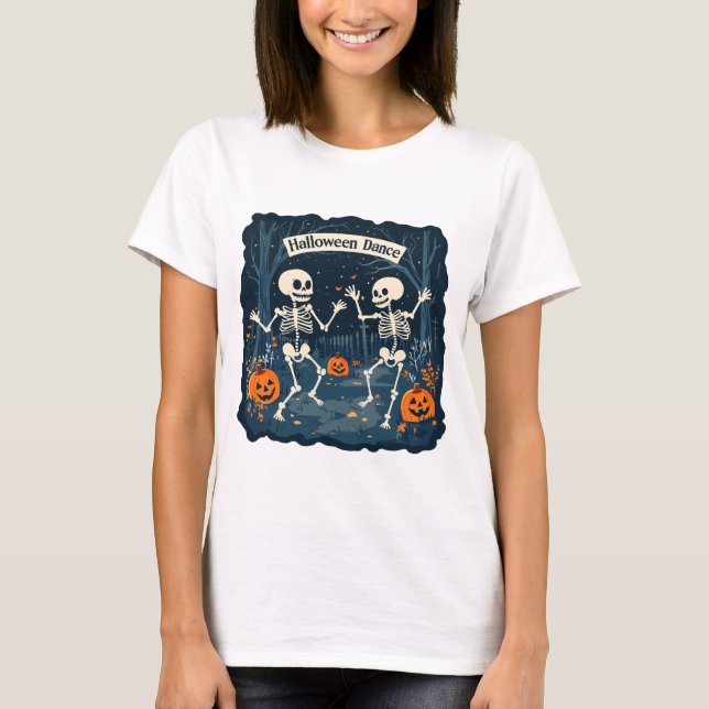 Camiseta Esqueletos dançantes (Frente)
