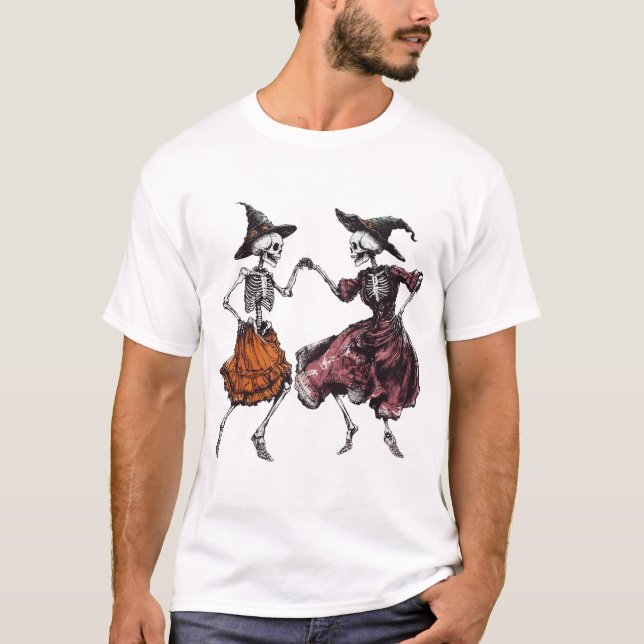 Camiseta Esqueletos dançantes (Frente)