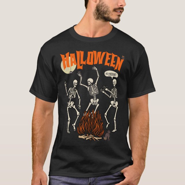 Camiseta Esqueletos dançantes (Frente)