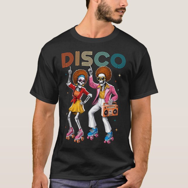 Camiseta Esqueletos de Disco (Frente)