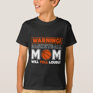 Camiseta Esquema de Advertência Mamãe Gritará Loucamente