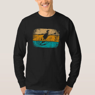 Camiseta Esquema de Água da Vintagem Retroativa