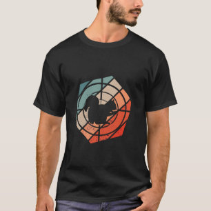 Camiseta Esquema de Esquilo Hexa Quadrado Retroativo Esquil