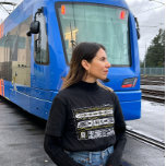 Camiseta Esquemática do TriMet tipo 6<br><div class="desc">Celebre o mais novo trem MAX com esta camiseta esquemática.</div>