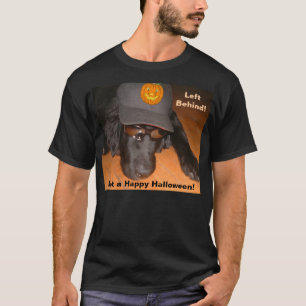 Camiseta Esquerda atrás deste Dia das Bruxas
