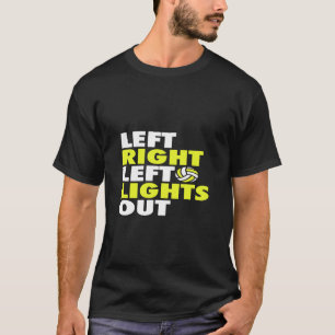 Camiseta Esquerda Direita à Esquerda Saída de Voleibol