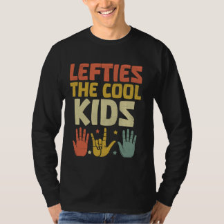 Camiseta Esquerda Engraçada Esquerda Mão Esquerda Mão Orgul