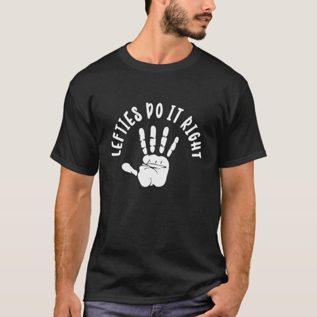Camiseta Esquerda Faz Direito, Esquerda esquerda, Pessoa, L (Frente)