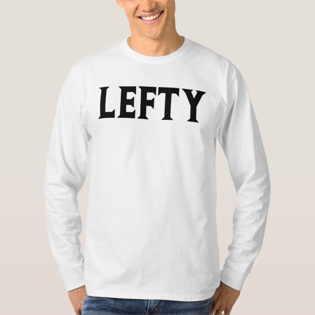 CAMISETA ESQUERDA, MÃO ESQUERDA, T-SHIRT (Frente)