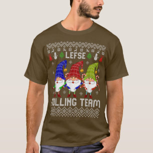 Camiseta Esquerda Rolling Team Baking Tomte De Natal Gnomo 